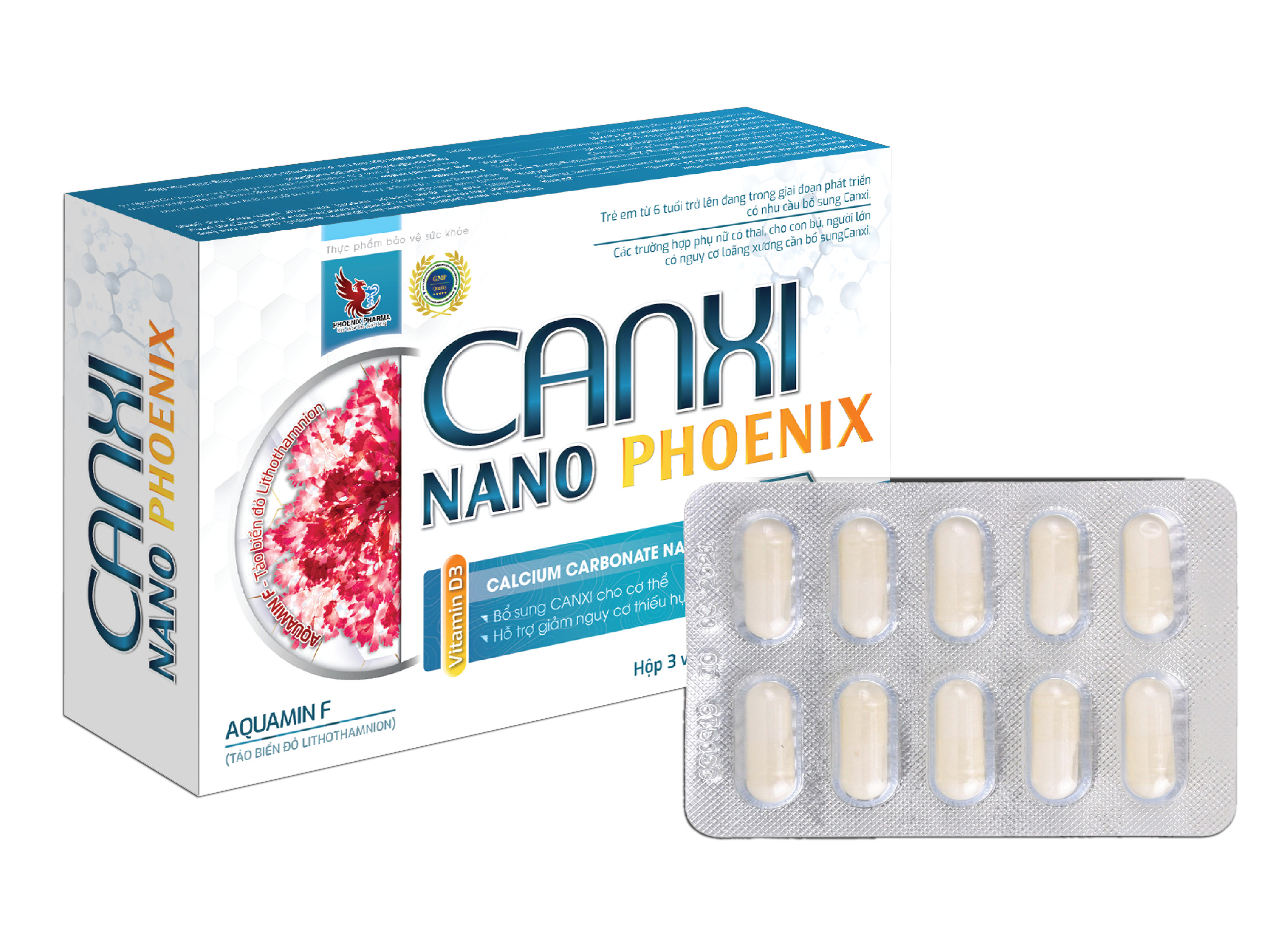 CANXI NANO phoenix ( Hộp 3vỉ )