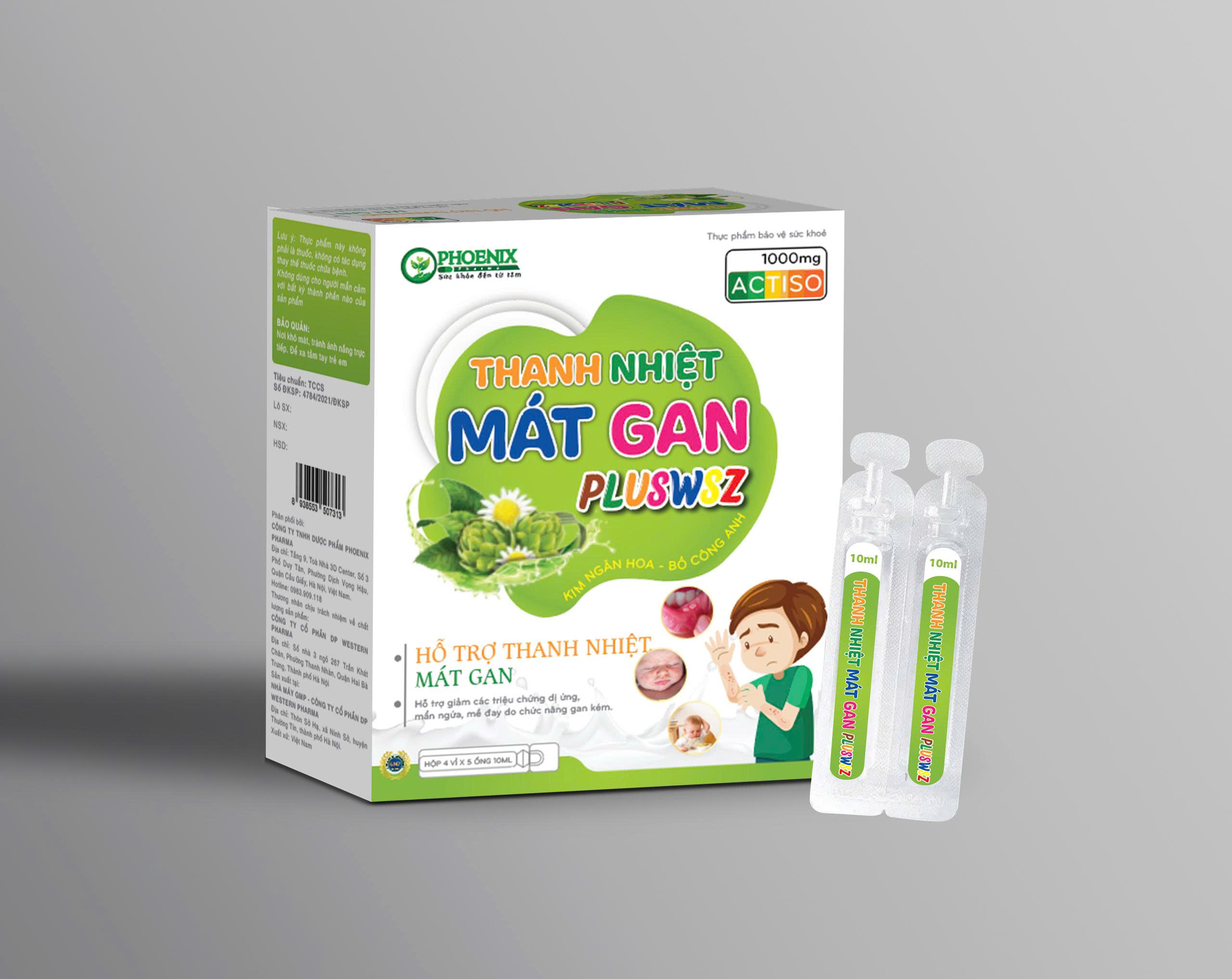 THANH NHIỆT MÁT GAN PLUSWSZ