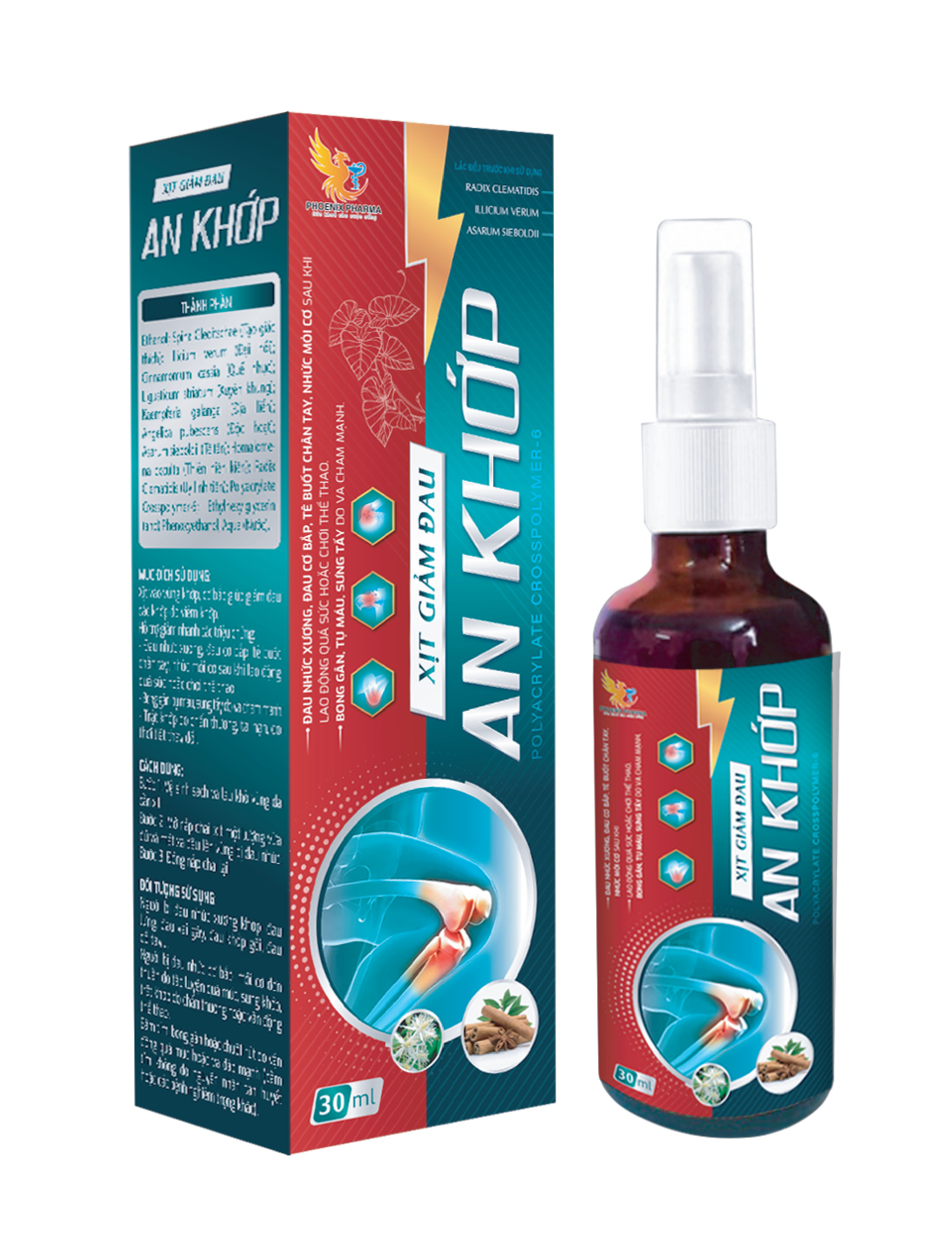 XỊT GIẢM ĐAU AN KHỚP